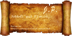 Jobbágyi Placid névjegykártya